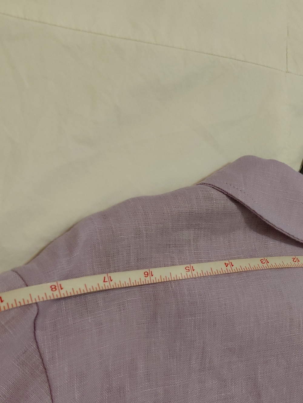 Lintico Linen Top V-Neck Half Sleeve Violette Sz S EUC - Picture 13 of 15